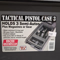 MTM CASE-GUARD TACTICAL PISTOL HANDGUN CASE 3 GUN