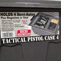 MTM CASE-GUARD TACTICAL PISTOL HANDGUN CASE 4 GUN