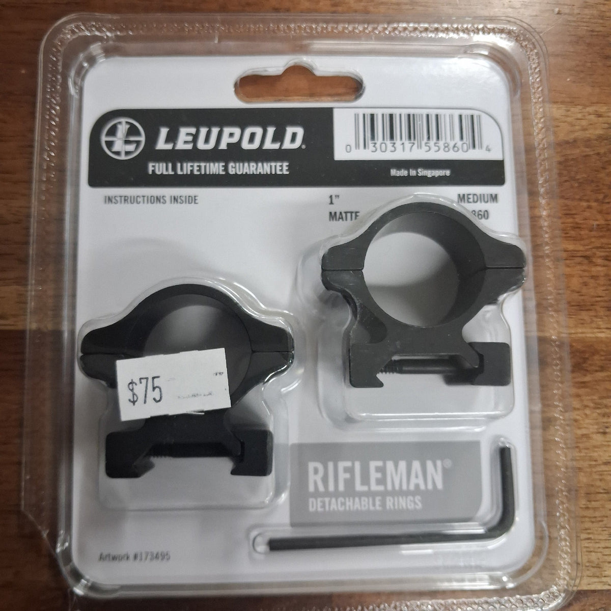 LEUPOLD 1INCH MEDIUM RINGS PIC RAIL MOUNT 