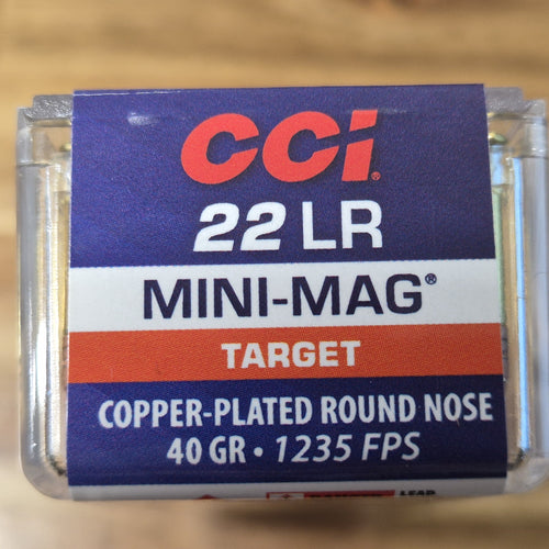 CCI 22 LR MINI MAG 40GR CP RN HV
