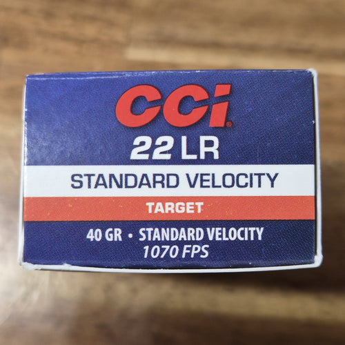 CCI 22LR STANDARD VELOCITY 40GR SOLID - C35 - SIZE: 50PK