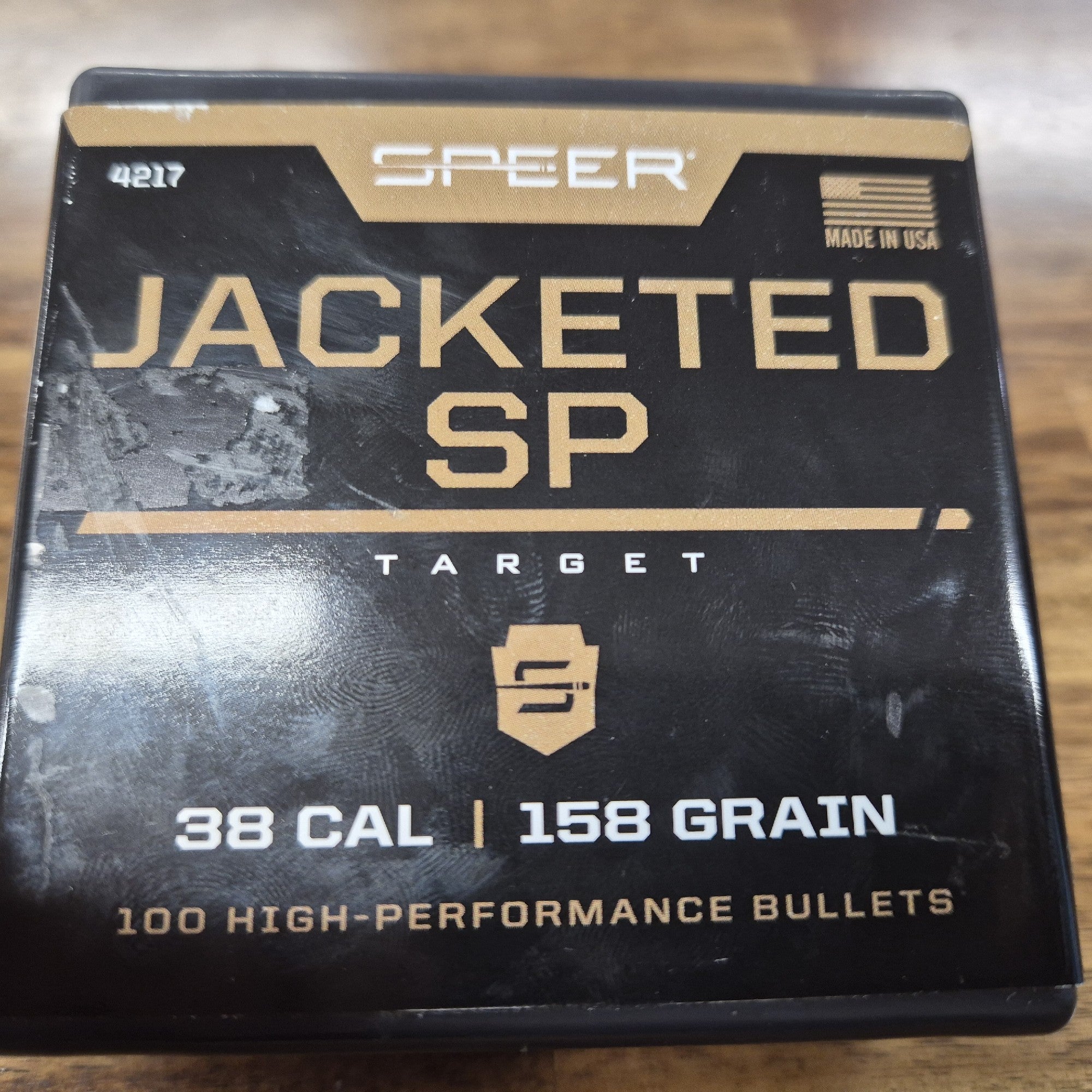 SPEER JACKETED SPFT POINT TARGET 38 CAL 158 GR 100PK
