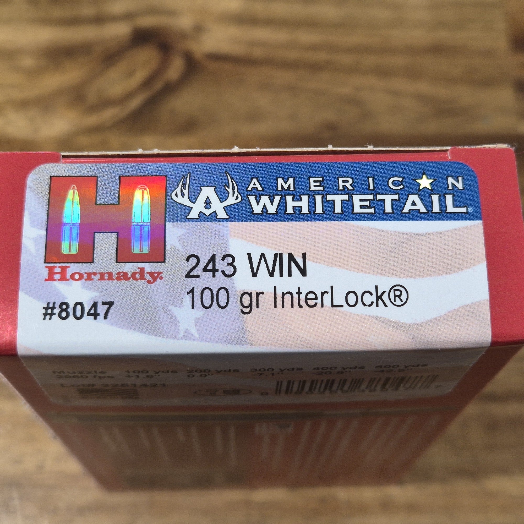 HORNADY 243 WIN 100 GR AW 20 PK