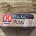 HORNADY 243 WIN 87 GR SST LITE 20 PK