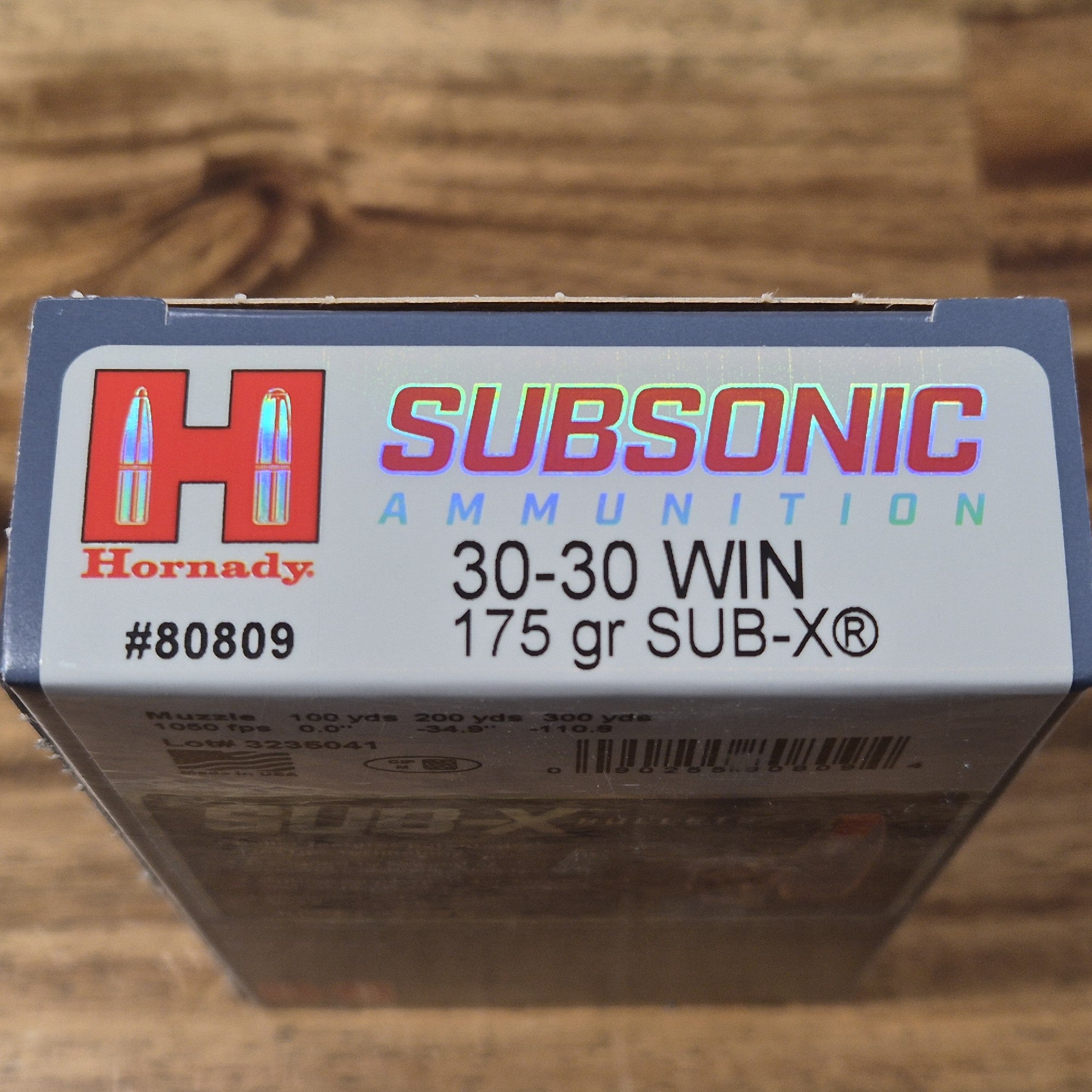 HORNADY 30-30 WIN 175 GR SUB-X 20 PK