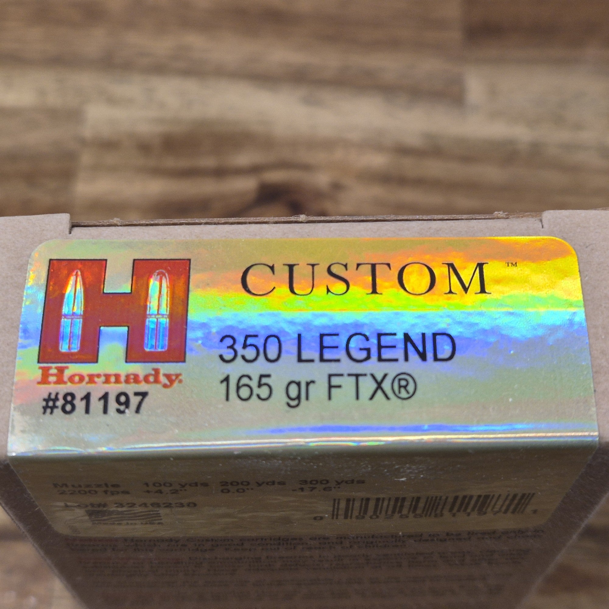 HORNADY 350 LEGEND 165 GR FTX AWT 20 PK