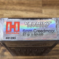 HORNADY 6MM CM 87 GR VMAX 20 PK