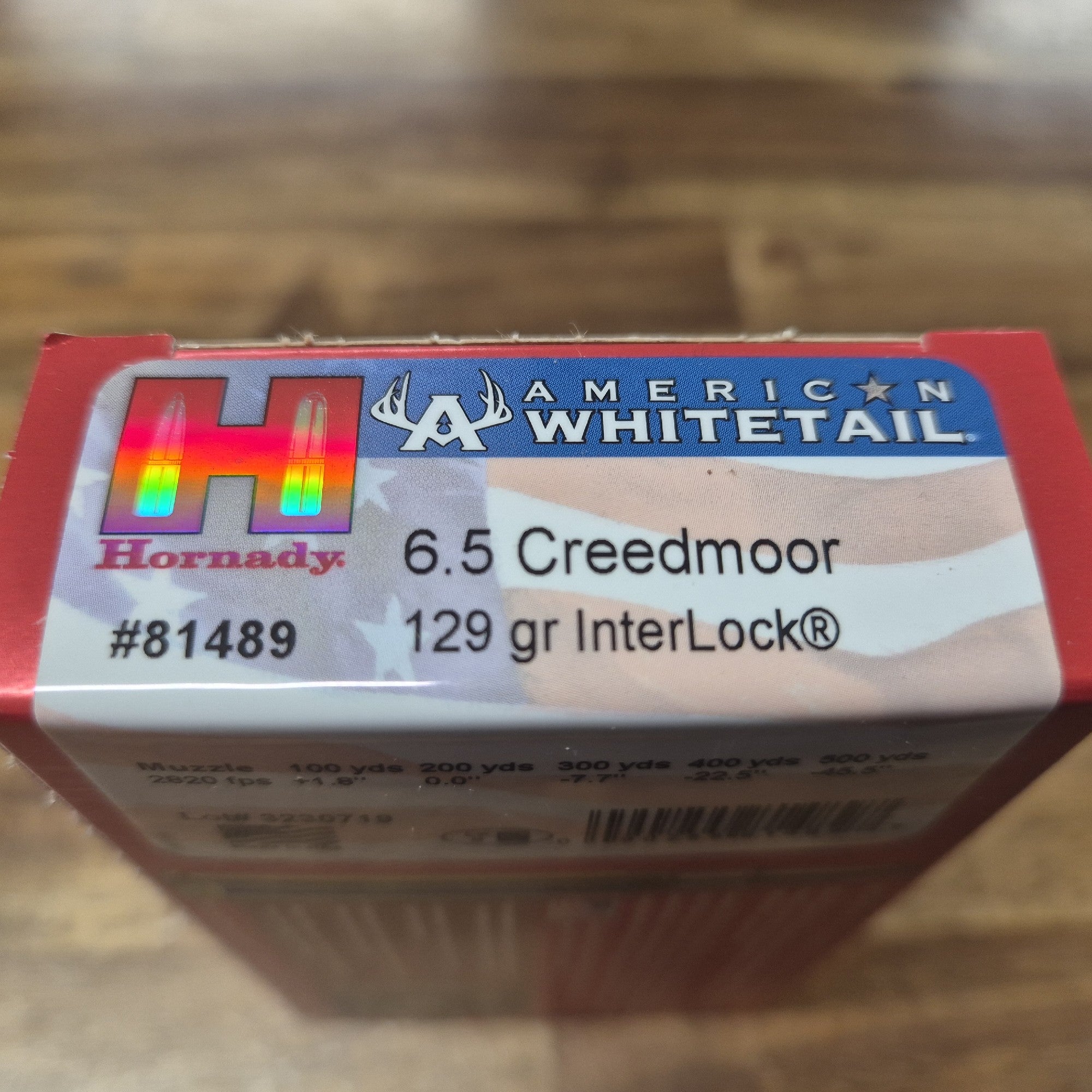 HORNADY 6.5 CREEDMOOR 129 GR SP AW 20 PK