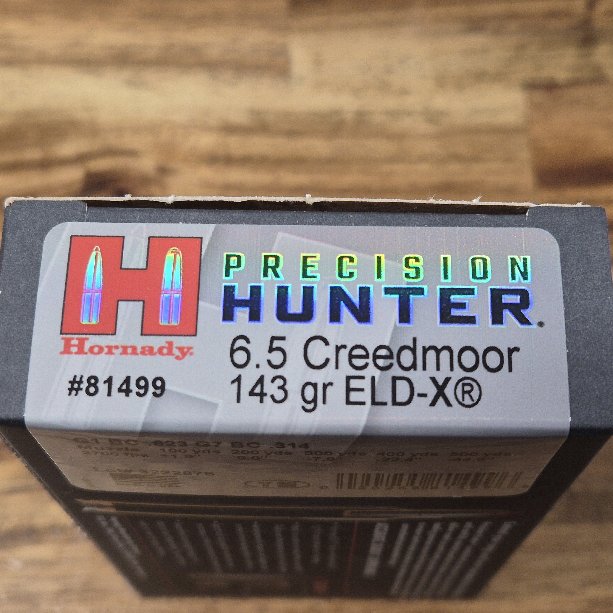 HORNADY 6.5 CREEDMOOR 143 GR ELD-X PH 20 PK