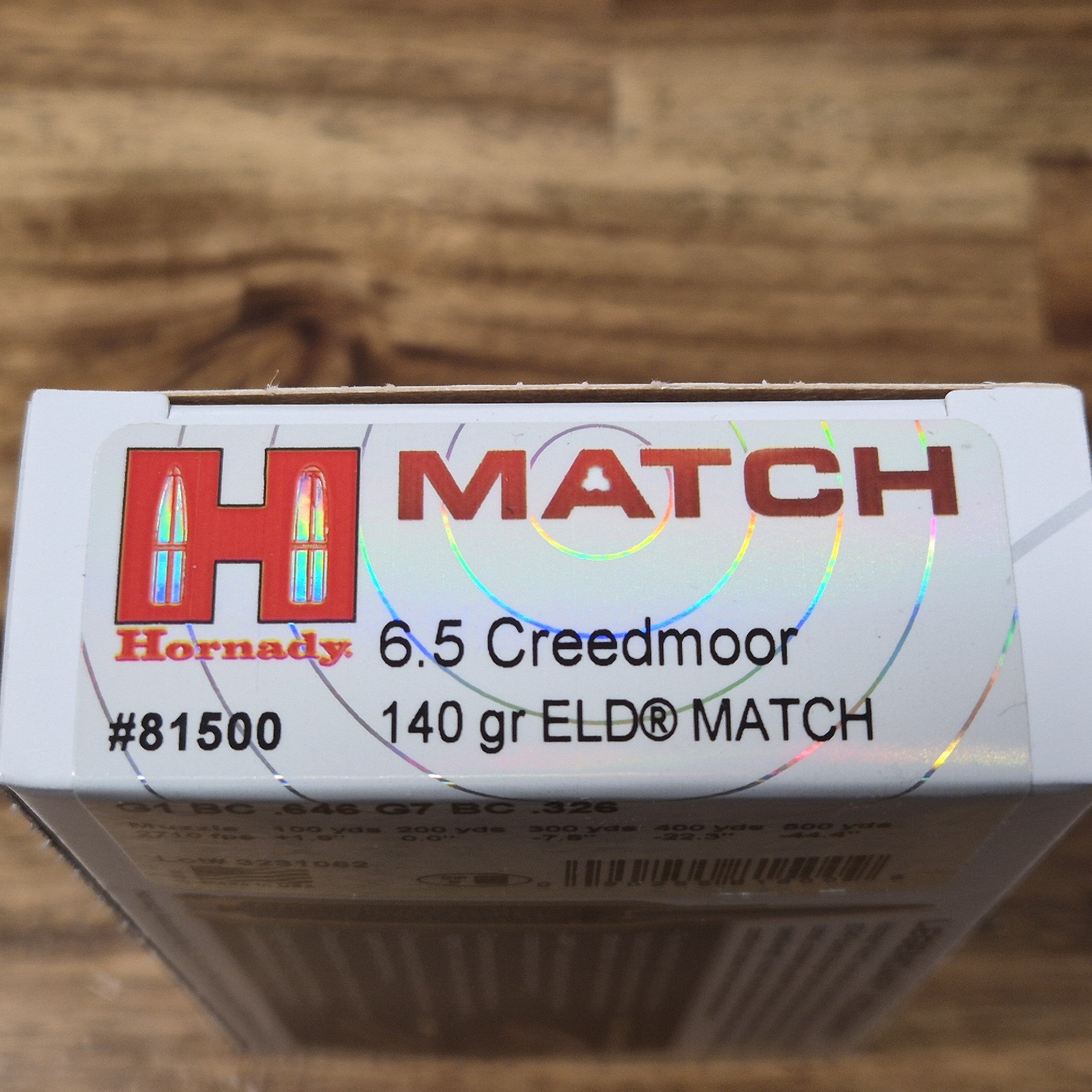 HORNADY 6.5 CREEDMOOR 140 GR ELD-M 20 PK