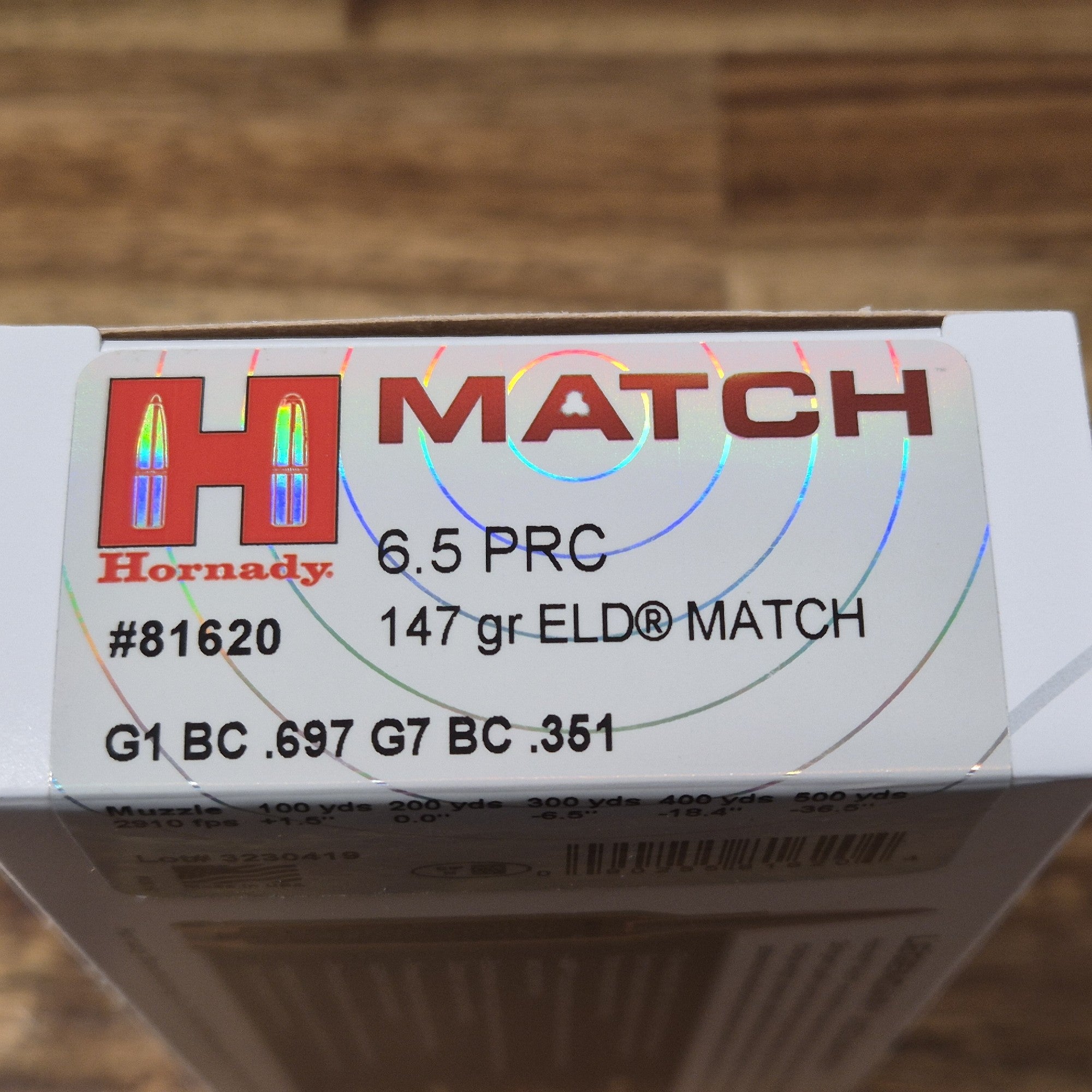 HORNADY 6.5 PRC 147 GR ELD-M 20 PK