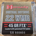 HORNADY 22 WMR 45 GR FTX CD 50 PK