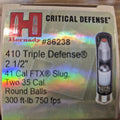 HORNADY 410 GA 2.5" TRIPLE DEFENSE 20 PK