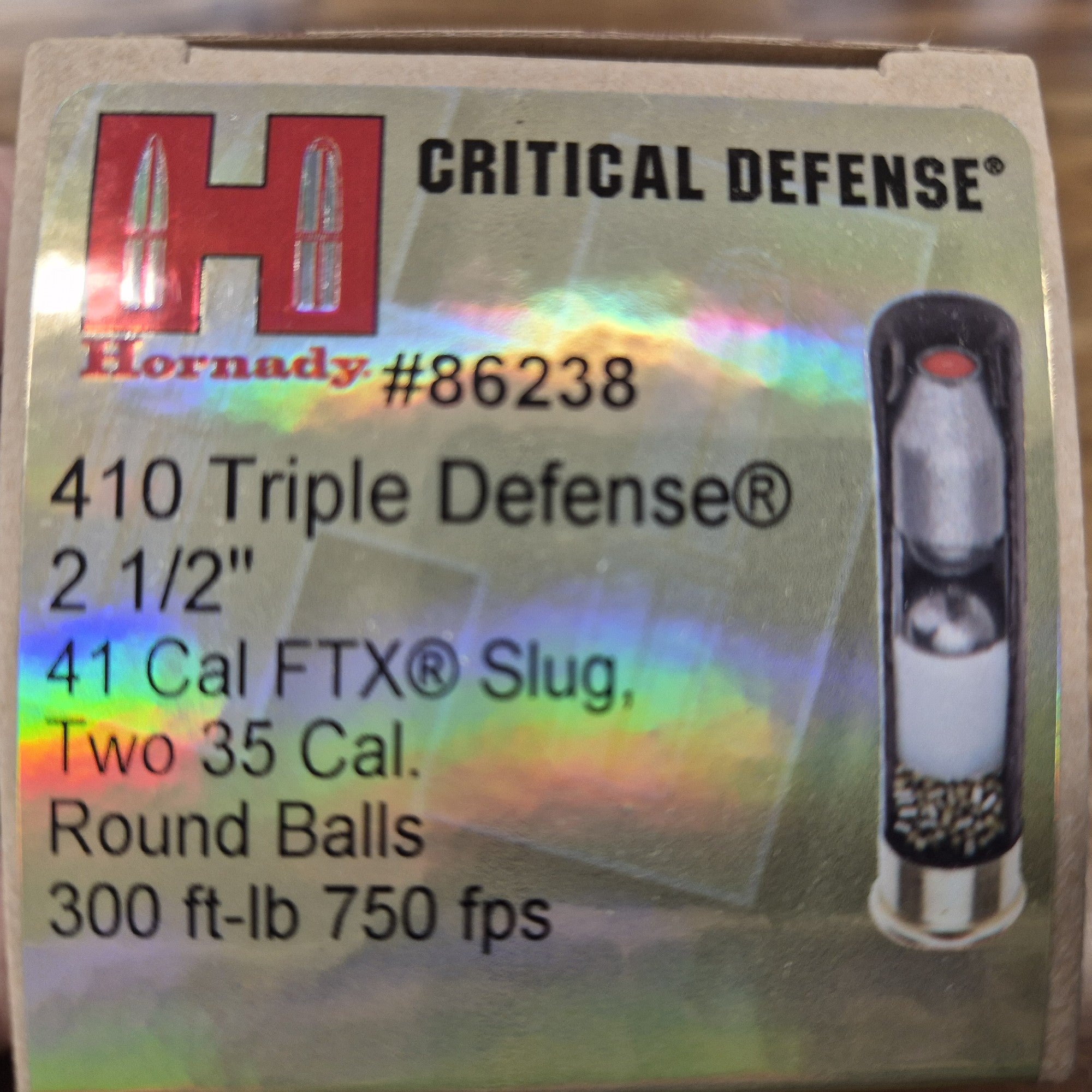 HORNADY 410 GA 2.5" TRIPLE DEFENSE 20 PK