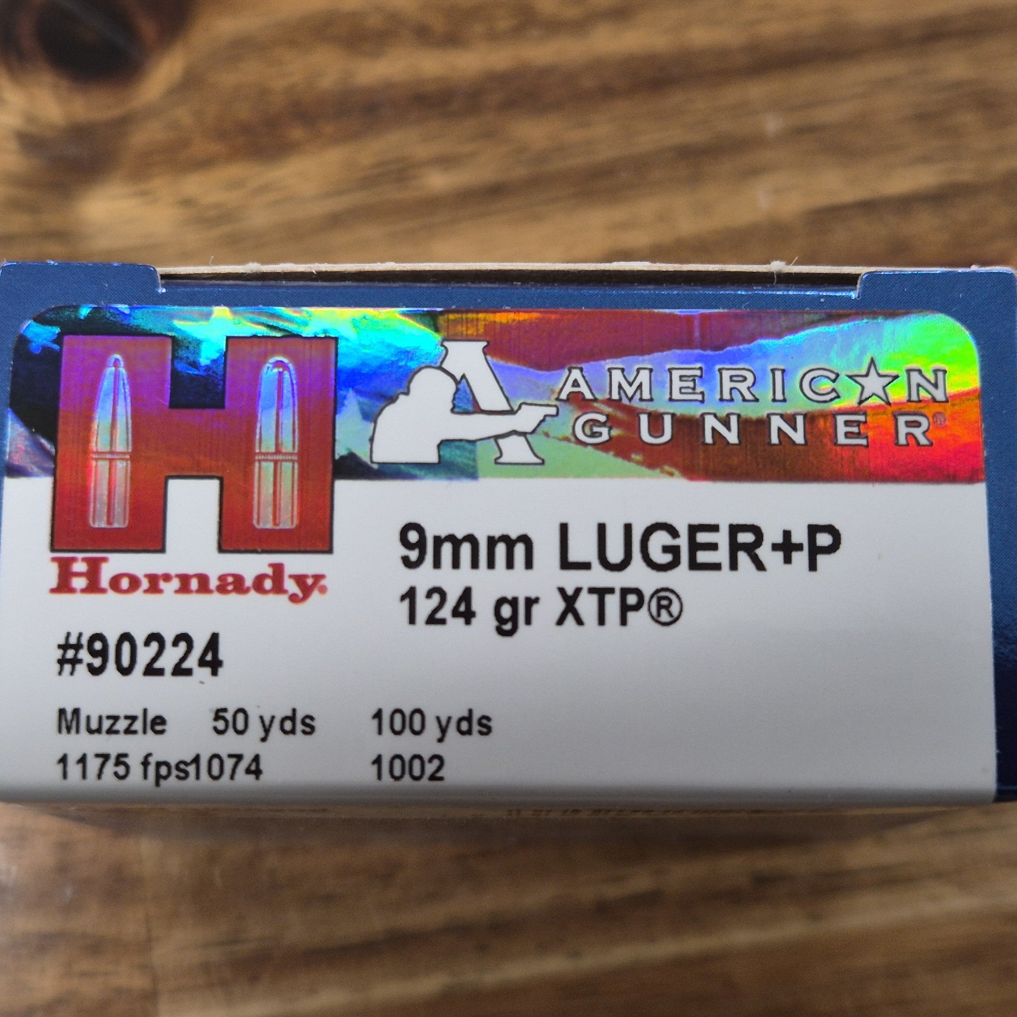 HORNADY 9MM LUGER+P 124 GR XTP AG 25 PK