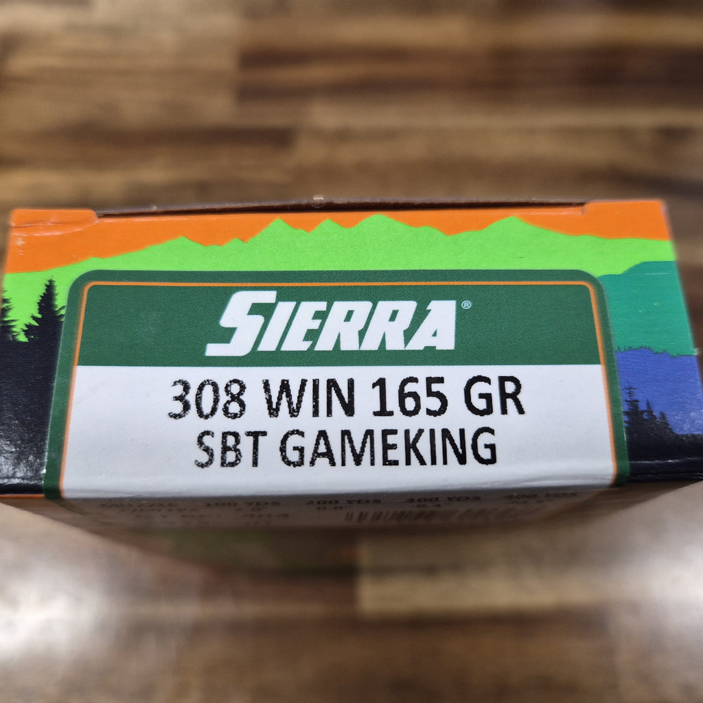 SIERRA 308WIN 165GR GK AMMUNITION 20 PK