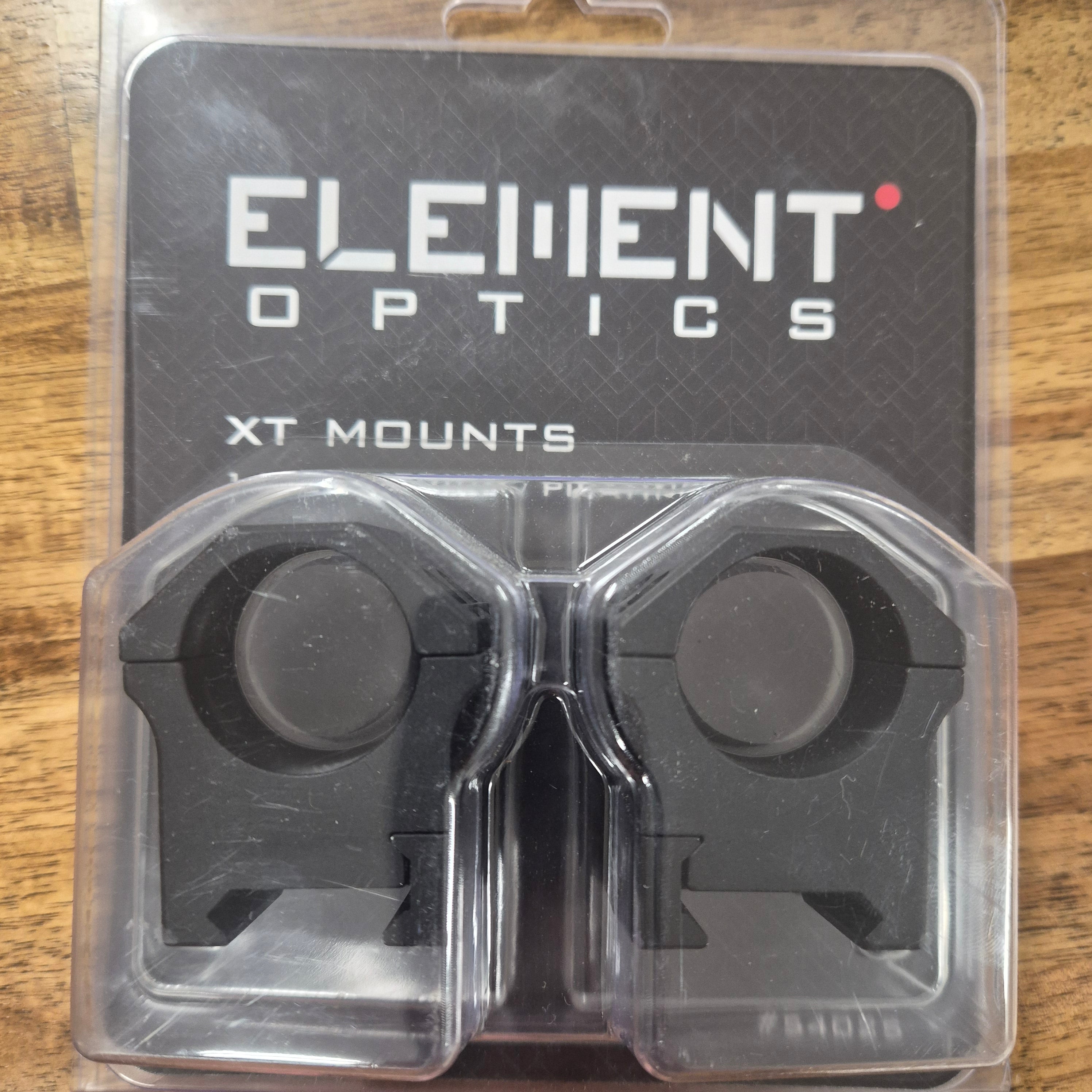 ELEMENT OPTICS XT MOUNTS PICATINNY MED 1"