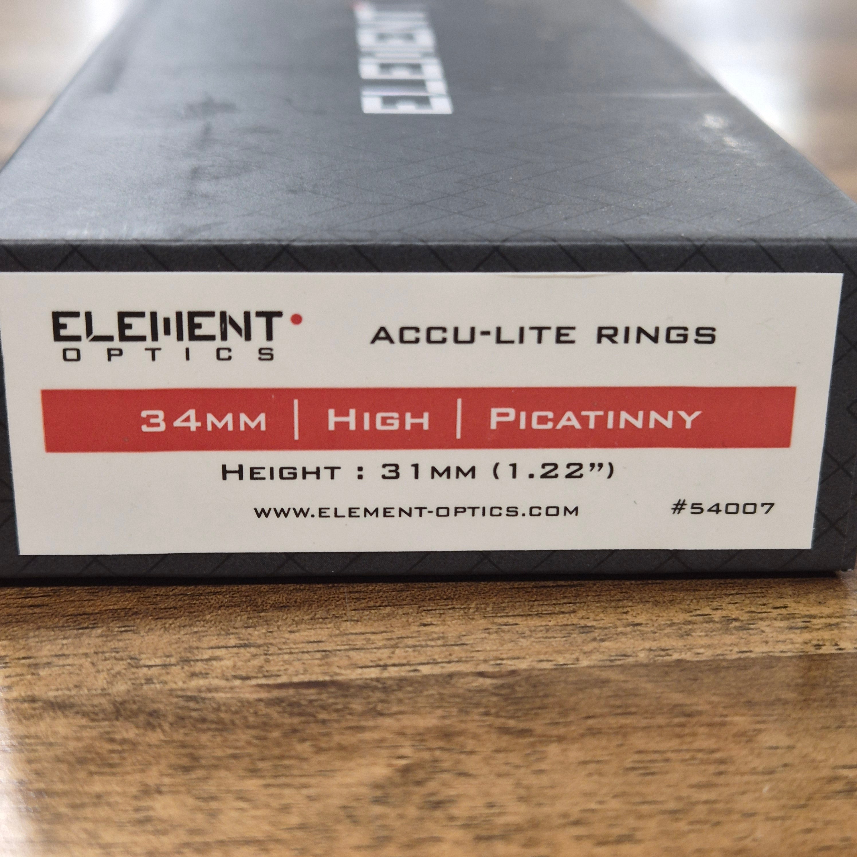ELEMENT OPTICS ACCU-LITE MOUNTS (34MM, HIGH (31MM))