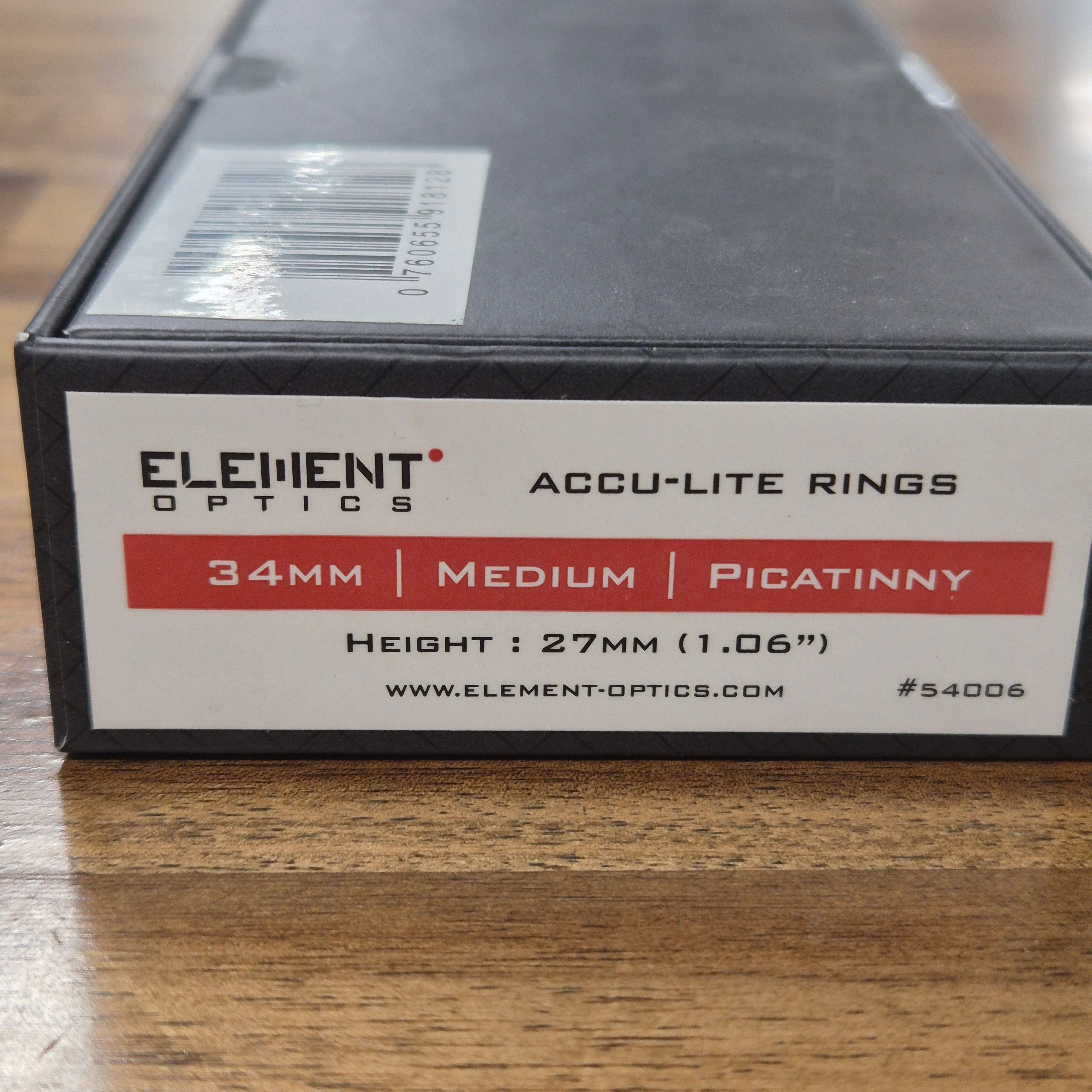 ELEMENT OPTICS ACCU-LITE MOUNTS (34MM, MED (27MM))