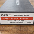 ELEMENT OPTICS ACCU-LITE MOUNTS (30MM, MED (25MM))