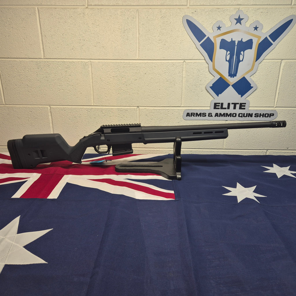 RUGER AMERICAN 308WIN 5RD GRAY MAGPUL STOCK & MUZZLE BREAK