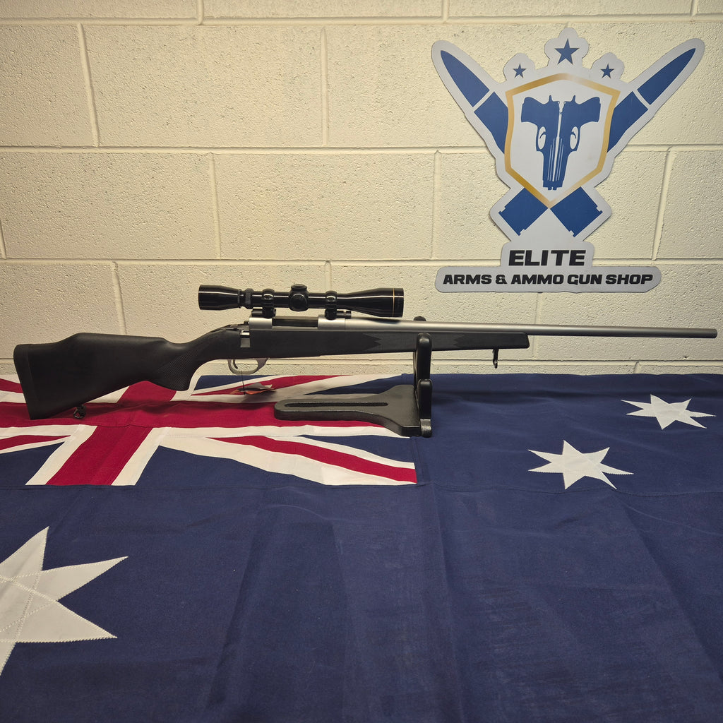 WEATHERBY VANGUARD 223REM WITH LEUPOLD 3-9X40 SCOPE