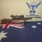 WEIHRAUCH HW 100 22 AIR WITH 2 MAGAZINES & 4-16X56 SCOPE **$1500 ONO**