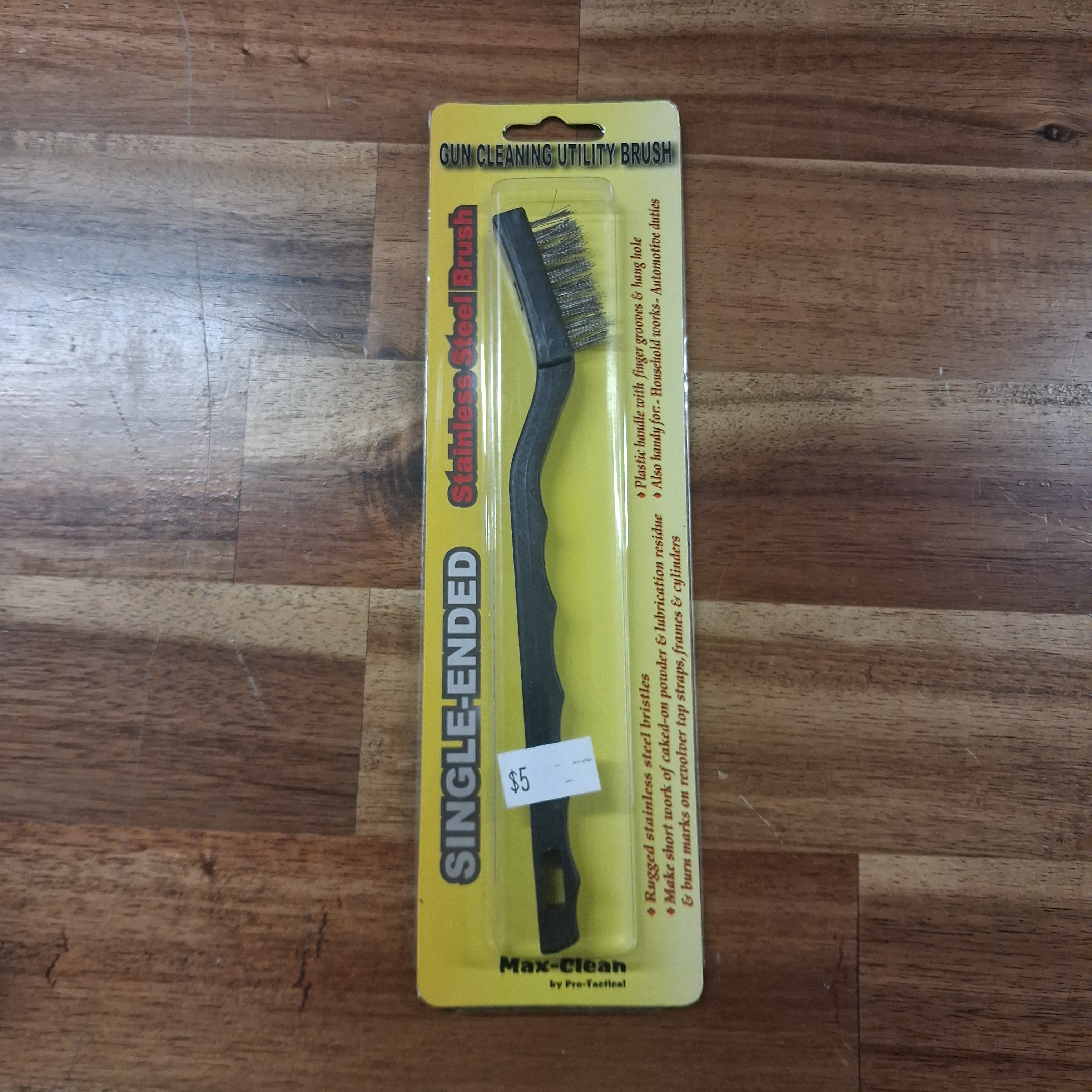 PRO-TACTICAL UTILITY BRUSH STAINLESS STEEL SINGLE ENDED