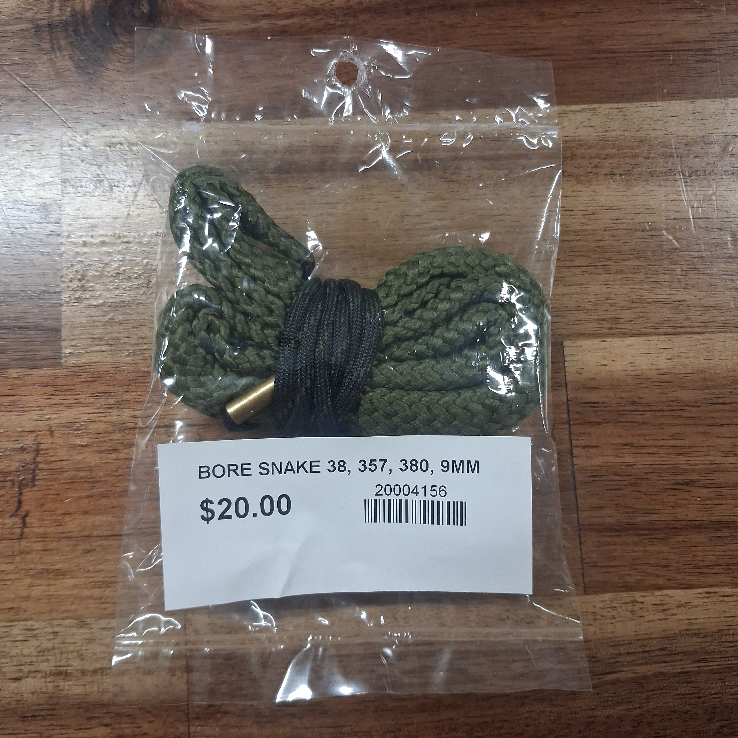 BORE SNAKE 38, 357, 380, 9MM