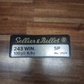 S&B 243 WIN 100 GR SP 20 PK