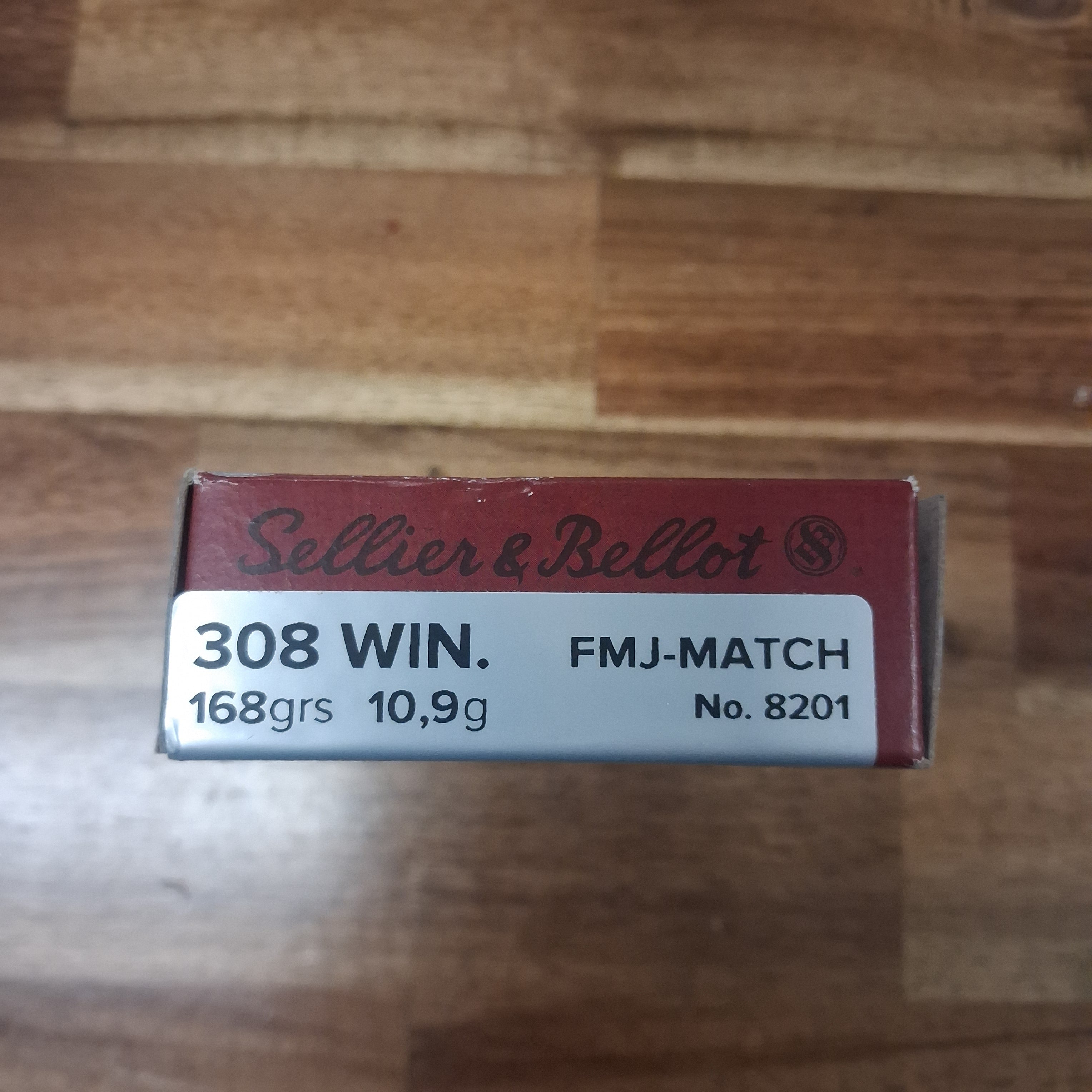 S&B 308 WIN 168 GR FMJ MATCH 20 PK