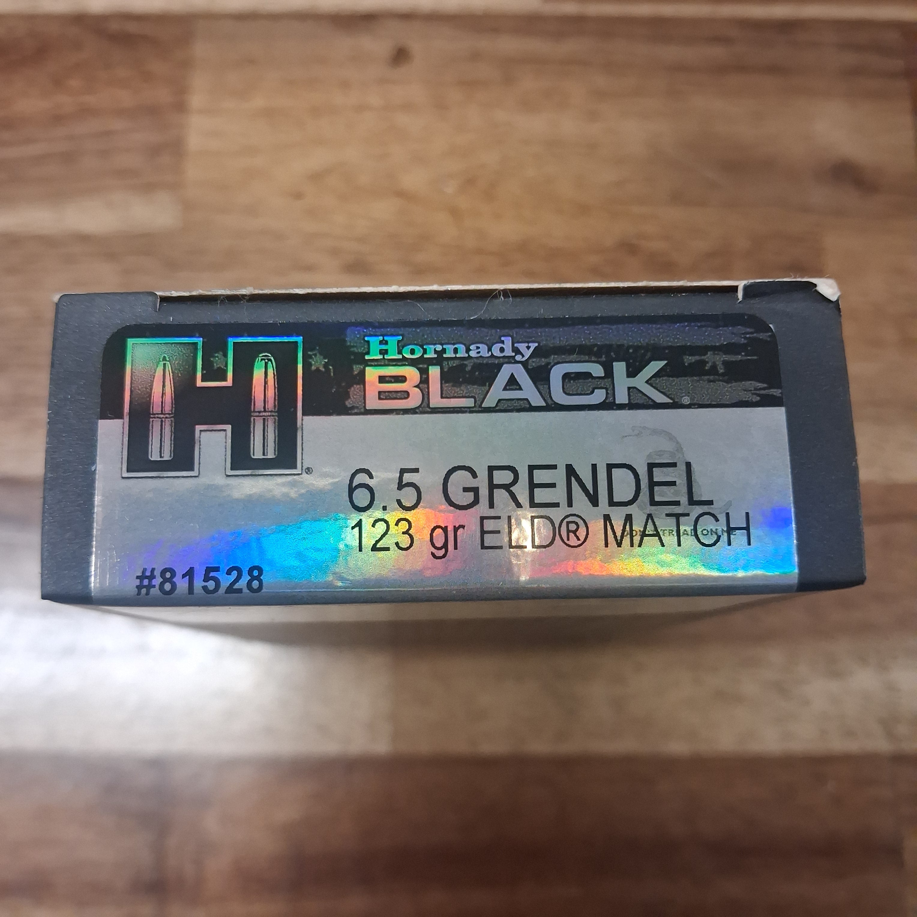 HORNADY 6.5 GRENDEL 123 GR ELD-M BLK 20