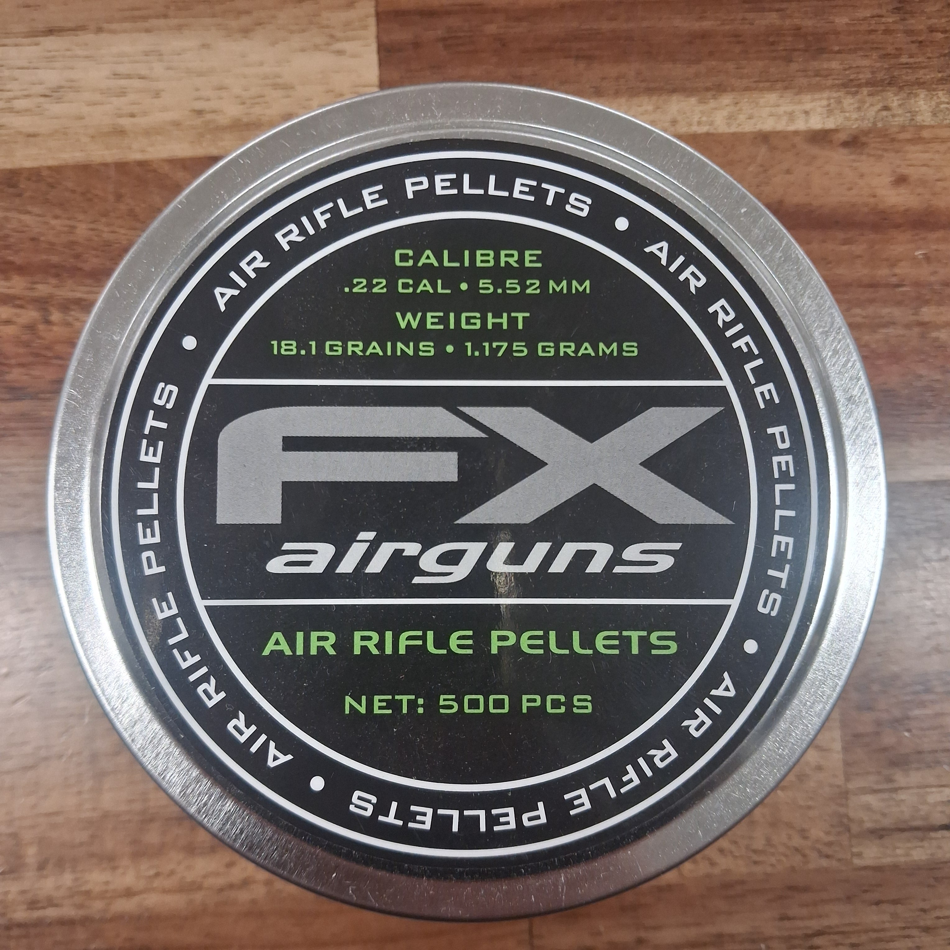 FX PREMIUM PELLETS (DIABOLO JUMBO EXACT HEAVY) CAL .22 / 5.52MM / 18.13GR (500 PCS)