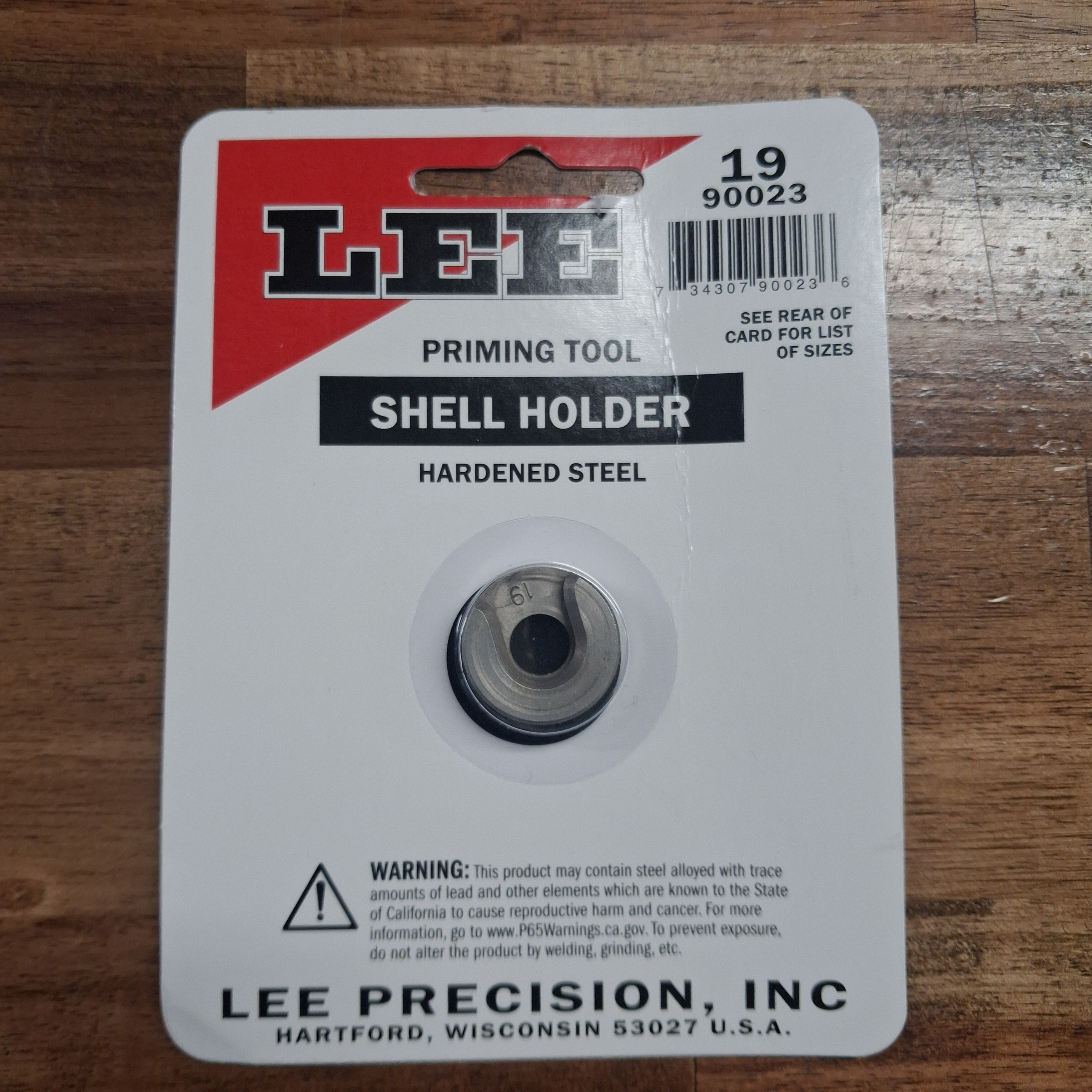 LEE SHELL HOLDER #19
