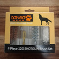 DINGO GEAR BRUSH SET 12 GAUGE SHOTGUN 4PC