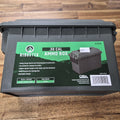 RIDGETEK .30CAL AMMO BOX OD GREEN INC PADLOCK (12 CARTON)