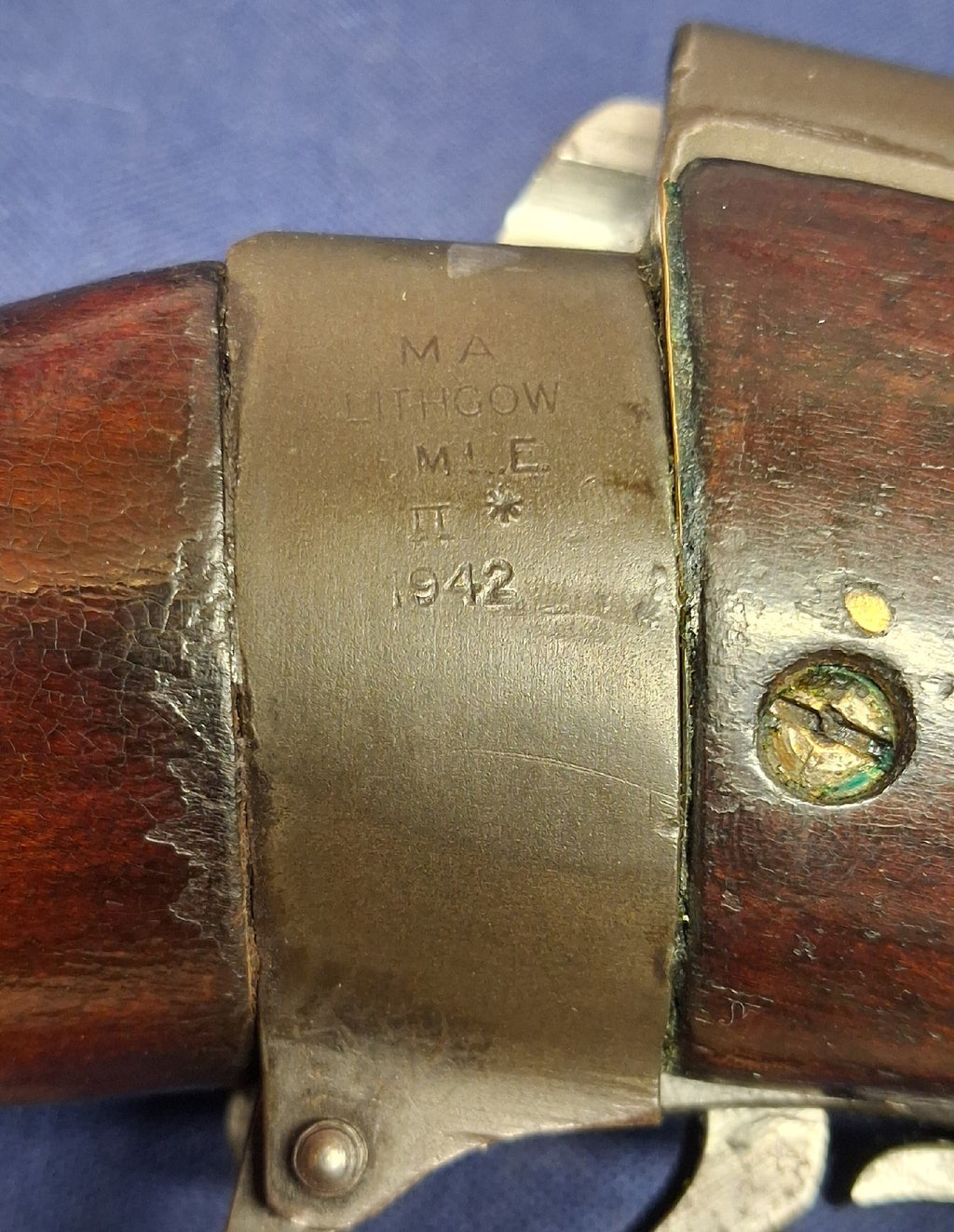 LITHGOW SMLE 303BRITISH NO.1 MKII* 1942- DETAILS TBC