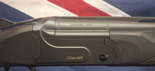 AKKAR CHURCHILL UNDER OVER 12G 30" BLACK SYNTHETIC COMBO EJECTOR EXTERNAL CHOKES
