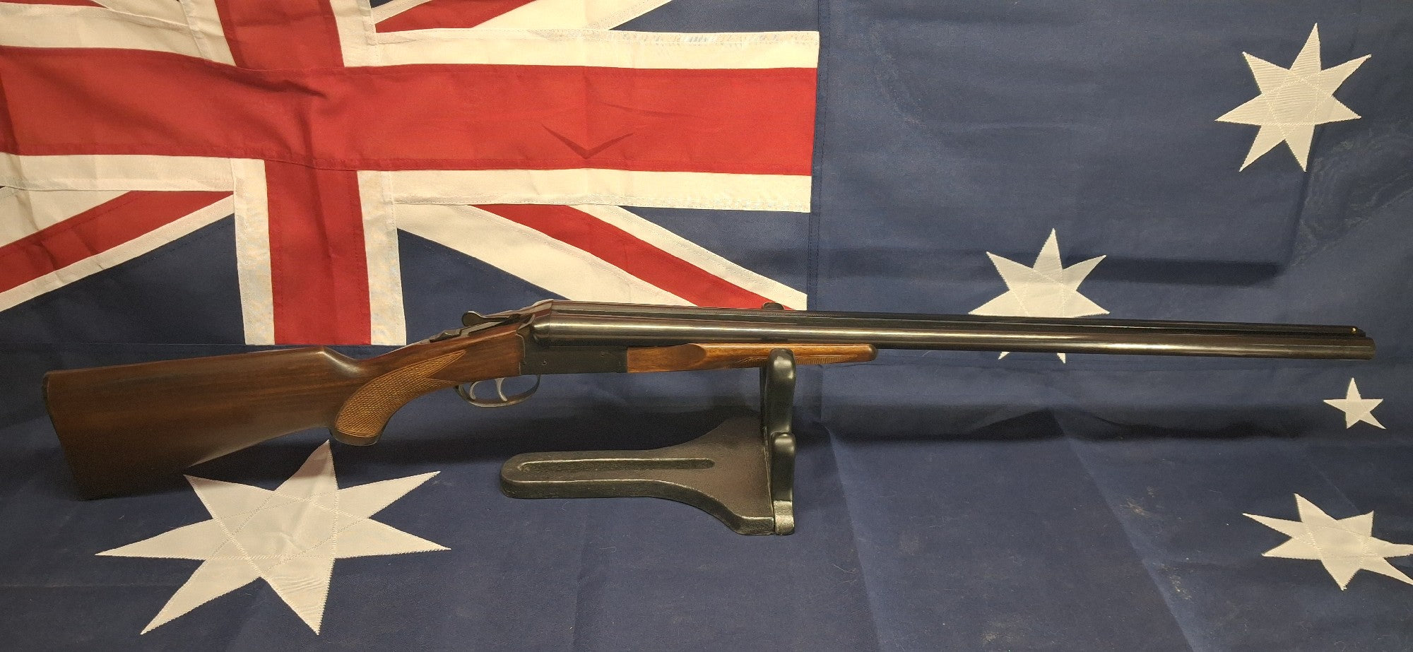BOITO SXS 12GA DOUBLE TRIGGER SIDE BY SIDE SHOTGUN - WOOD