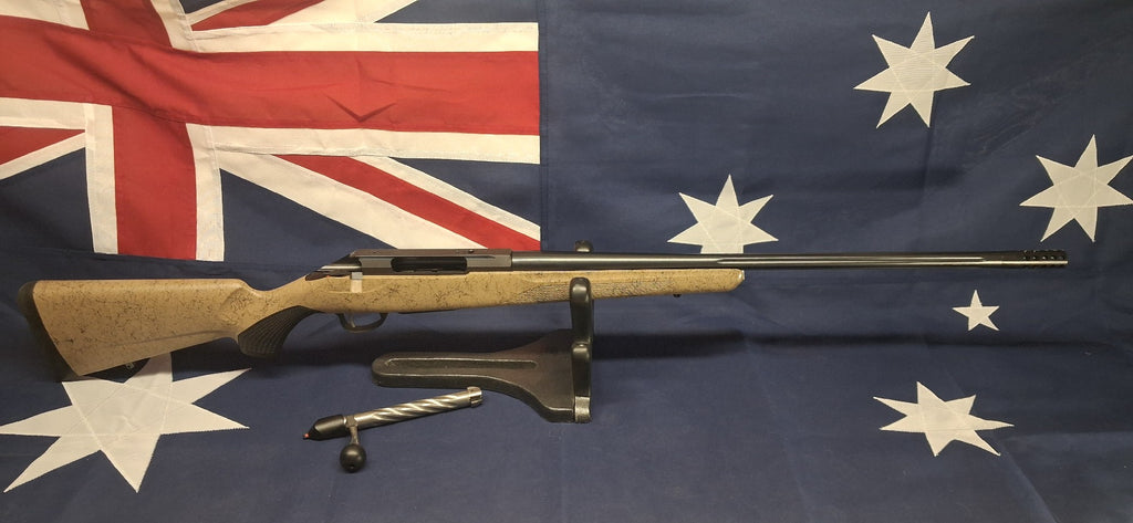 TIKKA T3X 223REM ROUGHTECH FLUTED BARREL & BOLT TB & MUZZLE BREAK 1:8" 