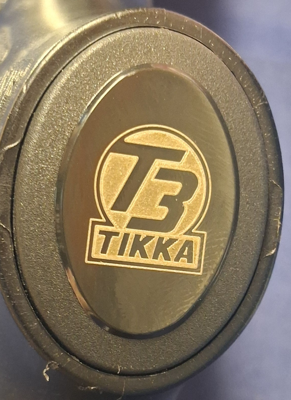 TIKKA **LEFT HAND** T3 308WIN BLACK SYNTHETIC VARMINT BARREL BLUED WITH DIRECT WEAVER MOUNTS