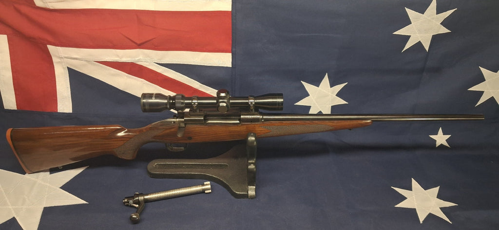 WINCHESTER M70 30-06SPRG WOOD STOCK & TASCO SCOPE & MOUNTS