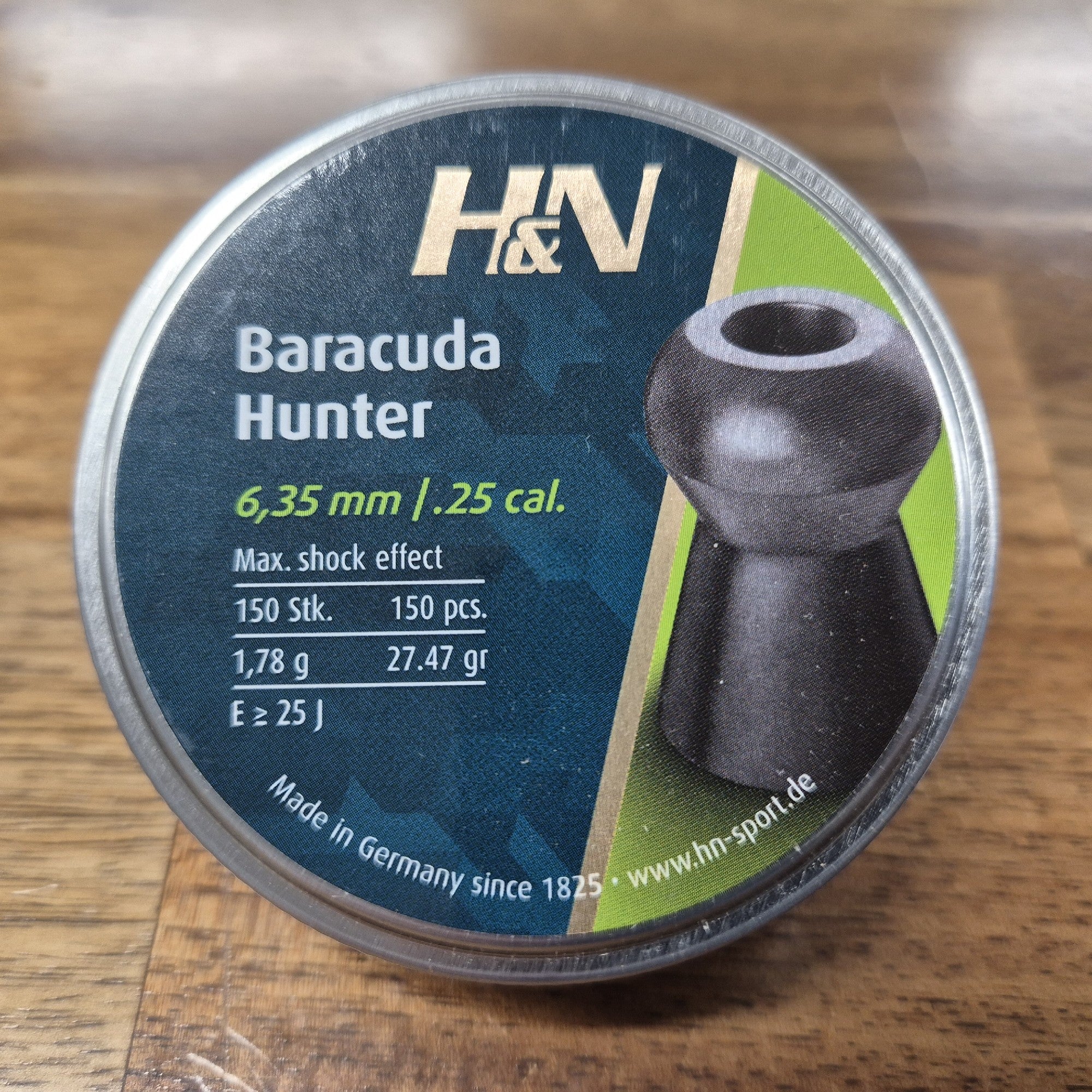 H&N BARACUDA HUNTER 25AIR 250PK