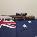WEIHRAUCH HW 100 22 AIR WITH 2 MAGAZINES & 4-16X56 SCOPE **$1500 ONO**
