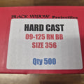BLACK WIDOW 09-125 RN BB SIZE 356 - 9MM/.38 SUPER 125GN ROUND NOSE 500PK