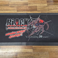 BLACK WIDOW BAR MAT W/BORDER