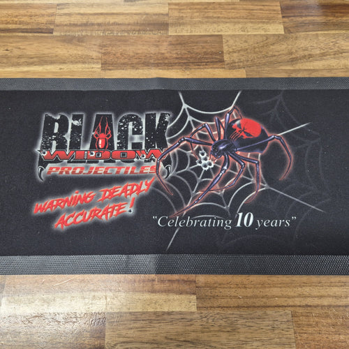 BLACK WIDOW BAR MAT W/BORDER