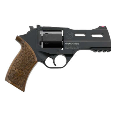 CHIAPPA RHINO 40DS BLACK 4" MEDIUM WALNUT GRIP 6