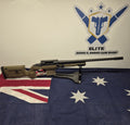 WEATHERBY VANGUARD 308WIN IN FDE KRG STOCK, 10RD MDT MAG, 2RD AMMO HOLDER, SIDE 5 SLOT PIC RAIL & SELF TIMEING MUZZLE 5 PORT DIRECTINAL BREAK **$1500 ONO**