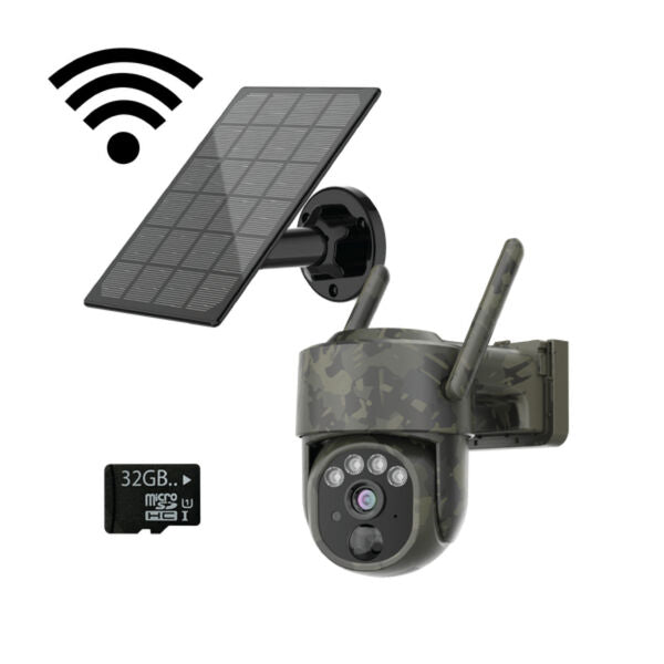 GERBER PTZ WIFI CAMOFLAGE SECURITY FOLLOWME ***INCLUDES 32GB MICROSD CARD